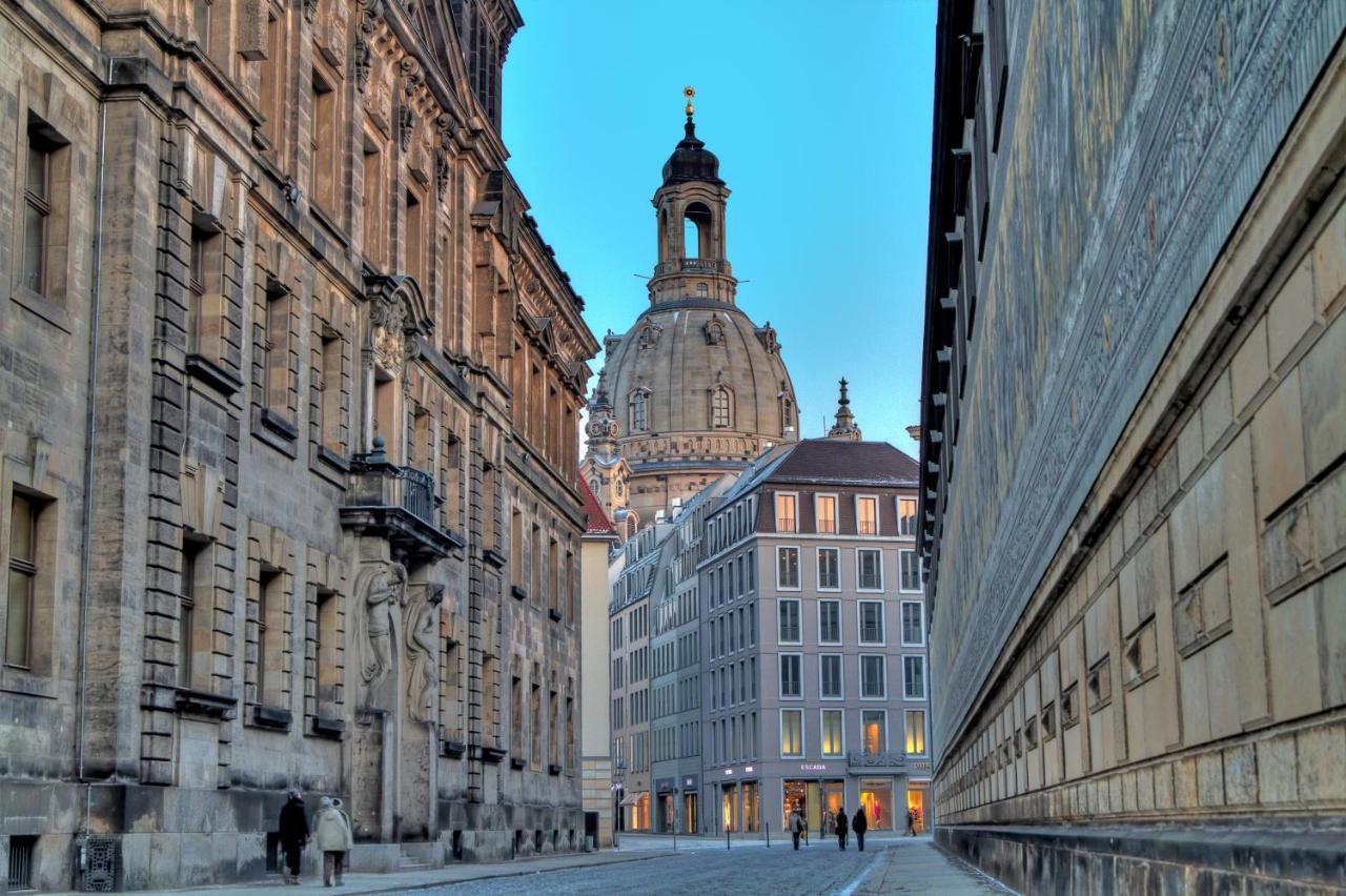 Gaestezimmer In Dresden Mit Dach-Terrasse, Wohnbereich Und Kueche公寓 外观 照片